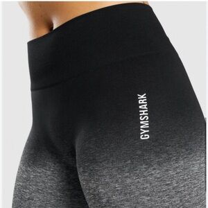 Gymshark Black and Gray Ombre Leggings